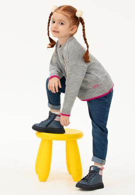 Kız Çocuk Mavi Jean Pantolon - 50275525001