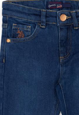 Kız Çocuk Mavi Jean Pantolon - 50275525003
