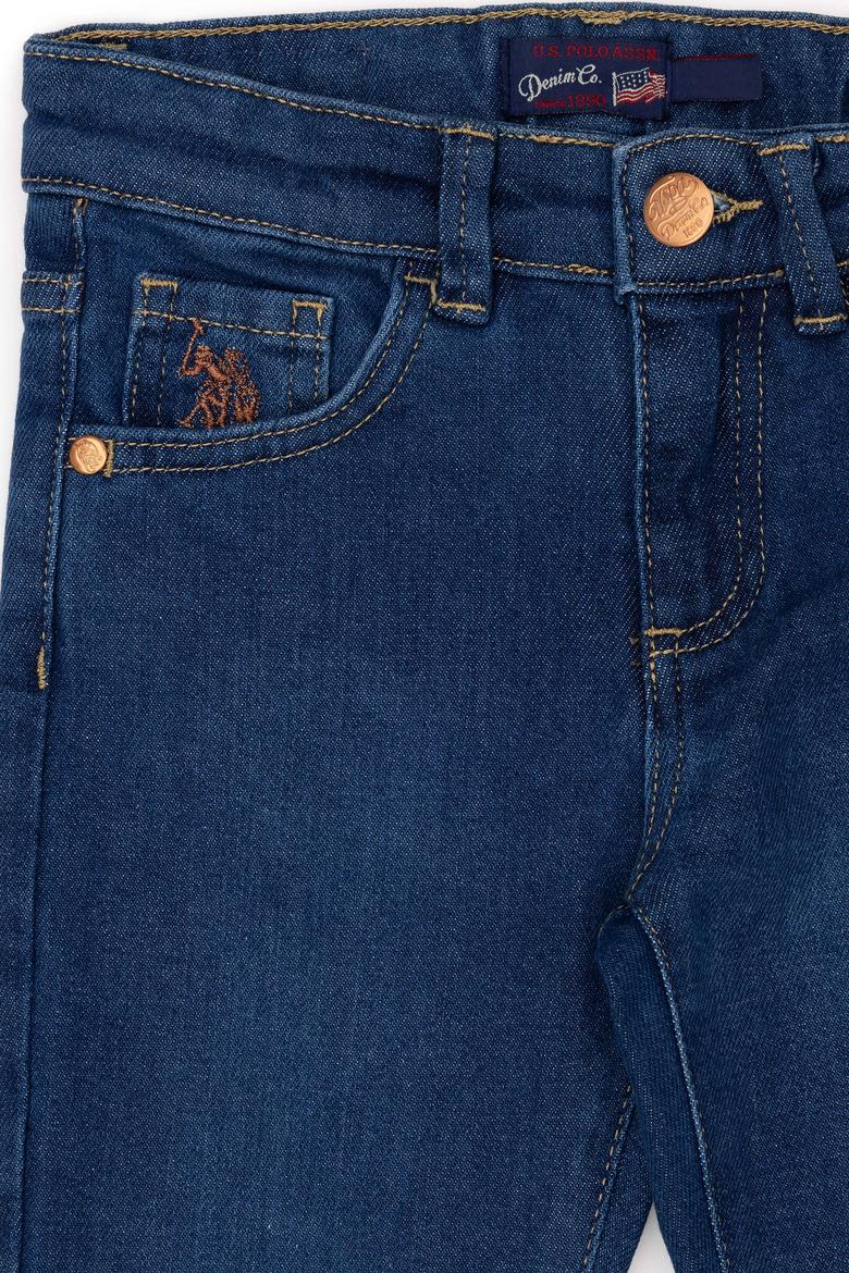 Kız Çocuk Mavi Jean Pantolon - 50275525003