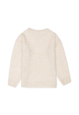 Kız Çocuk Krem Melanj Kazak - 50276993033