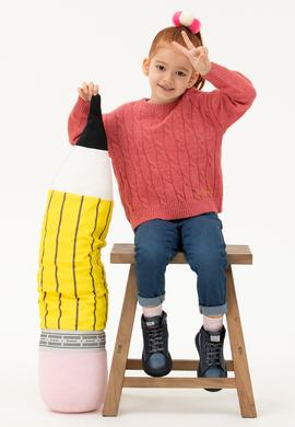 Kız Çocuk Pembe Kazak - 50276993031