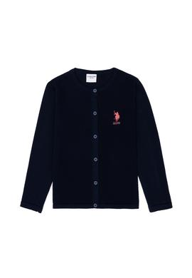 Kız Çocuk Lacivert Triko Hırka - 50277083010