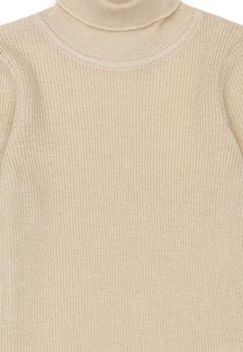 Kız Çocuk Krem Melanj Kazak - 50277085004