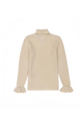 Kız Çocuk Krem Melanj Kazak - 50277085004