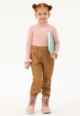 Kız Çocuk Toz Pembe Kazak - 50277085024