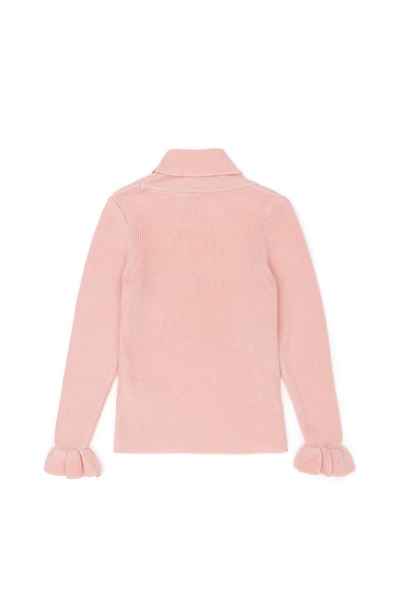 Kız Çocuk Toz Pembe Kazak - 50277085024