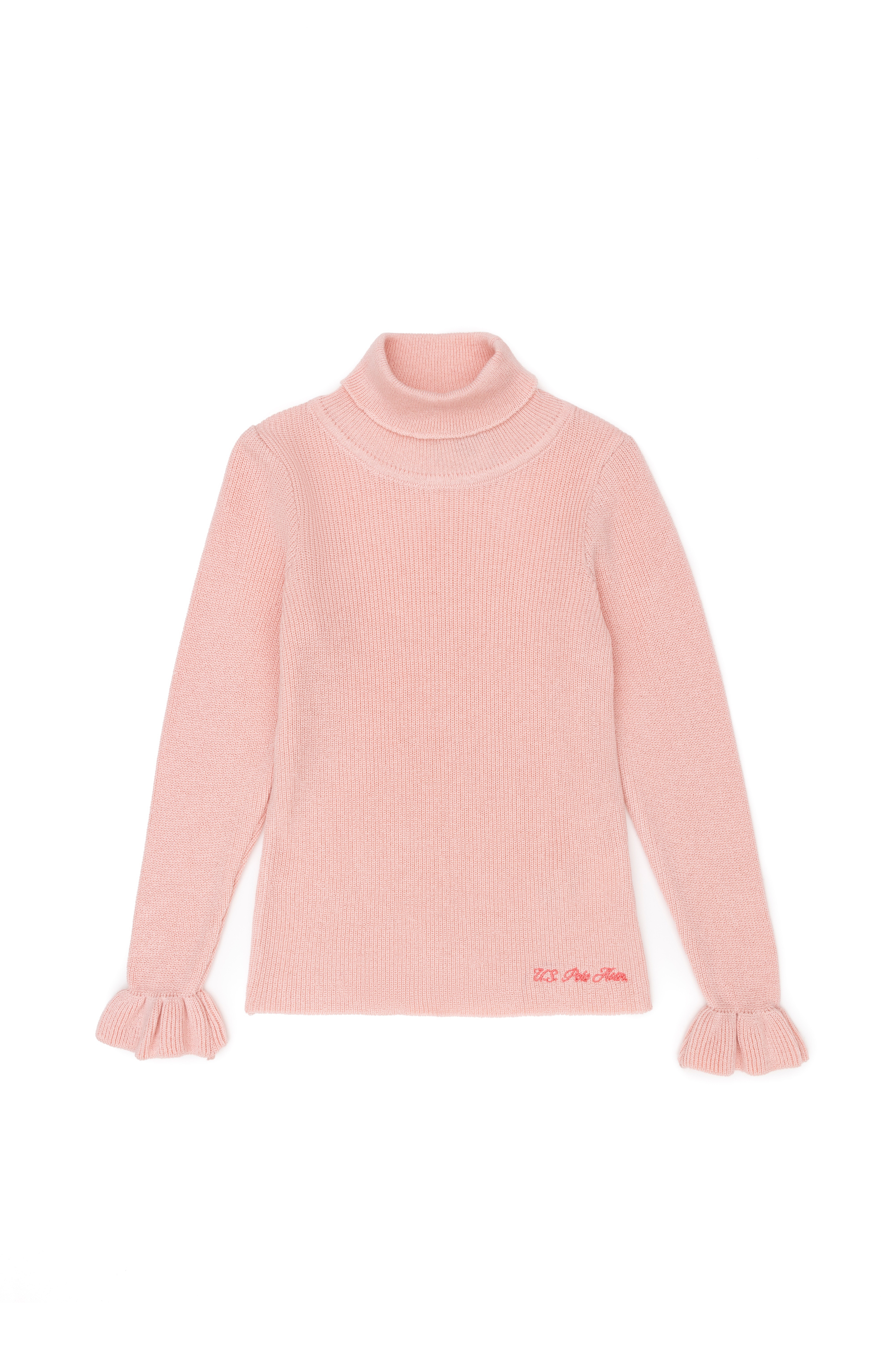 Kız Çocuk Toz Pembe Kazak - Image 4