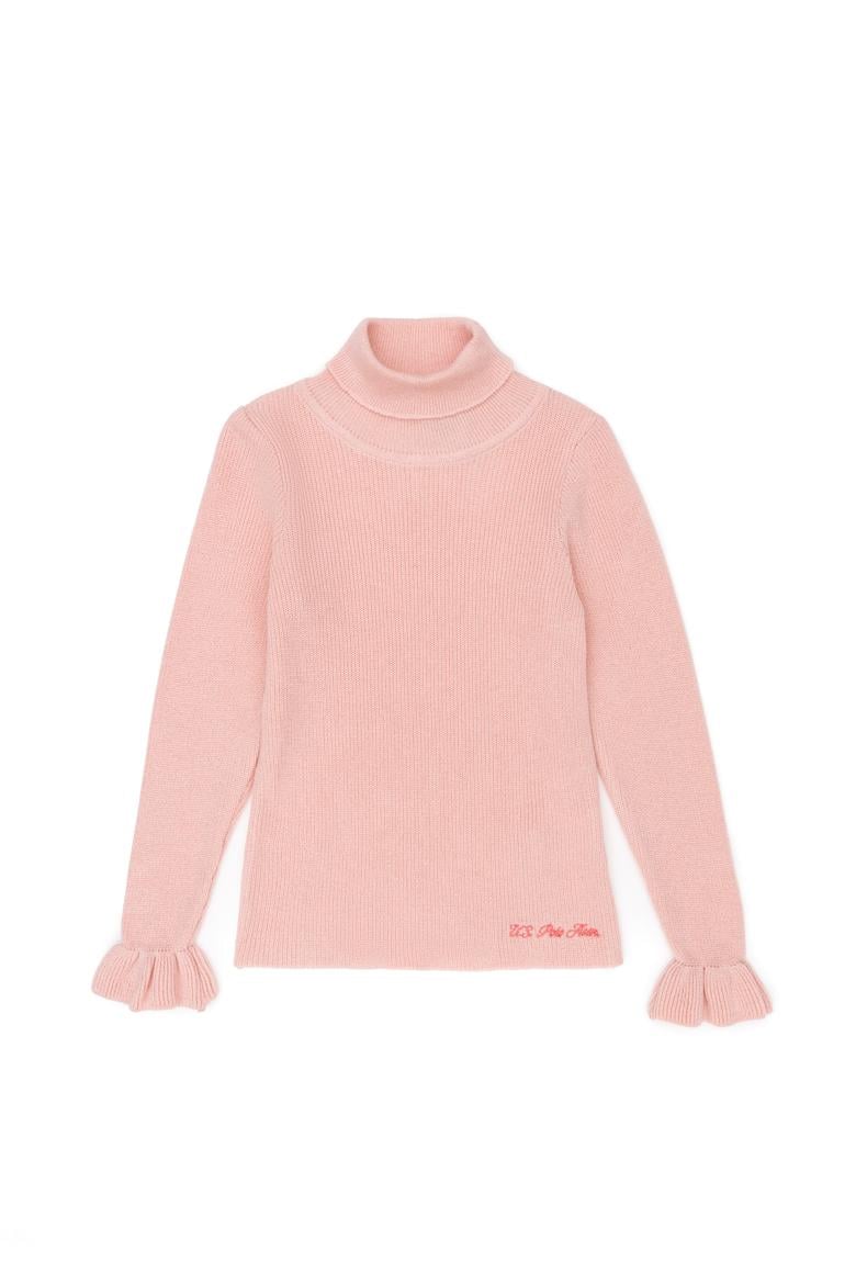 Kız Çocuk Toz Pembe Kazak - 50277085024