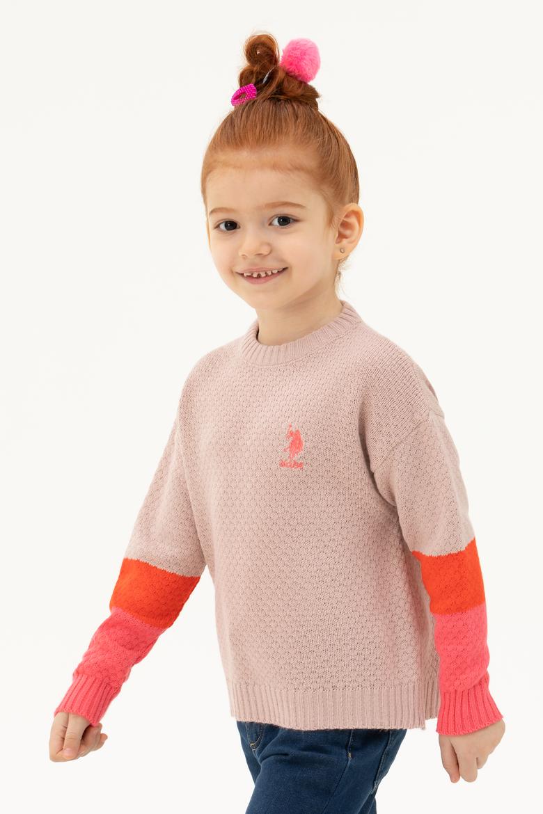 Kız Çocuk Pudra Kazak - 50276992011