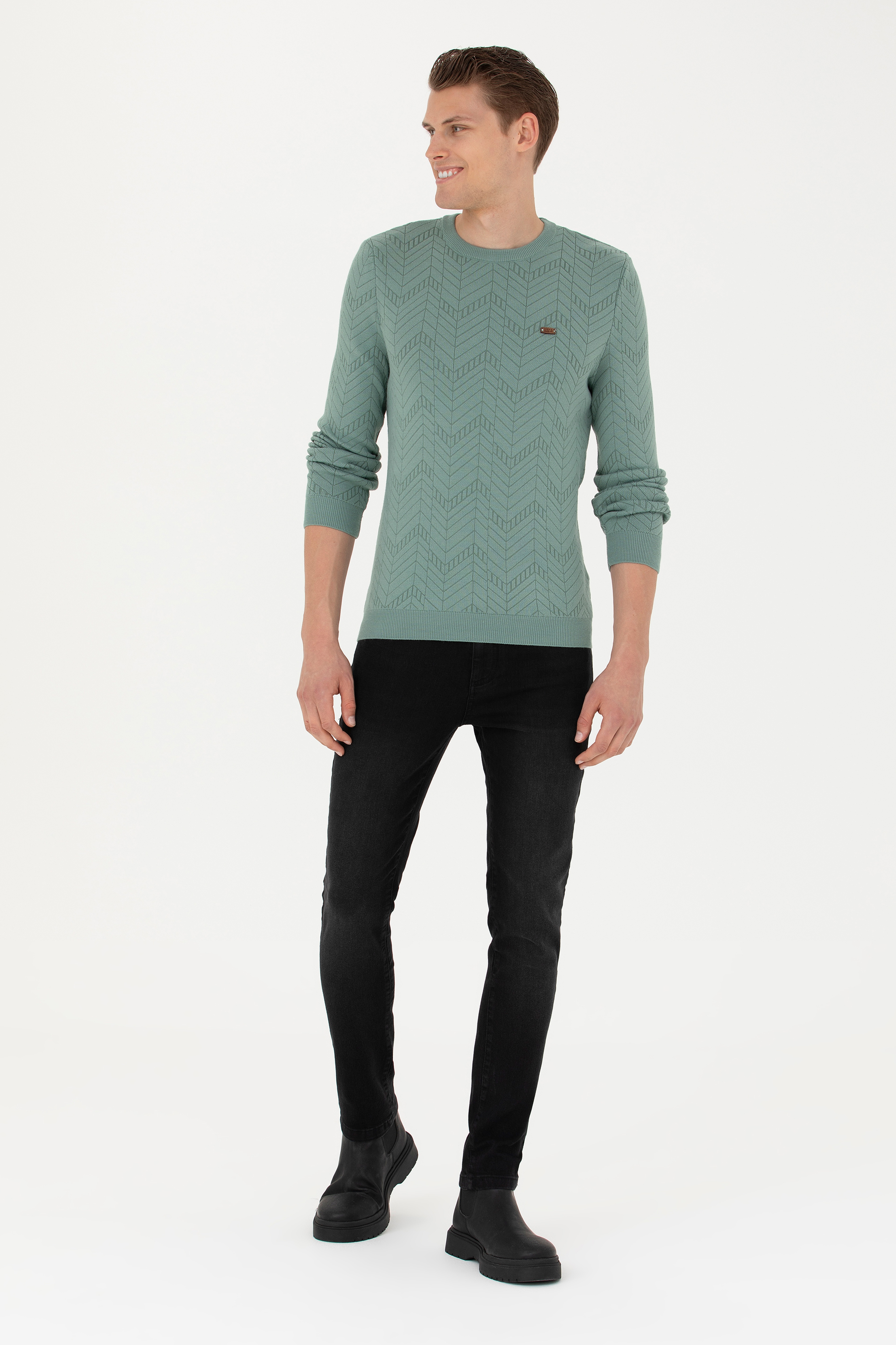 Erkek Mint Kazak - Image 4