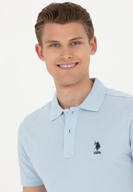 Erkek Açık Mavi Basic Tişört - 50263238227