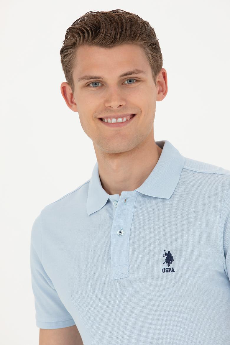 Erkek Açık Mavi Basic Tişört - 50263238227