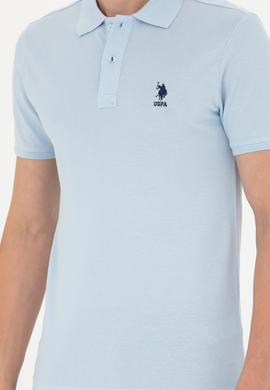 Erkek Açık Mavi Basic Tişört - 50263238227