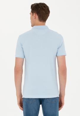 Erkek Açık Mavi Basic Tişört - 50263238227
