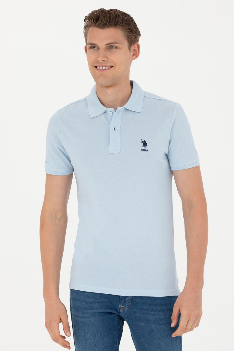 Erkek Açık Mavi Basic Tişört - 50263238227