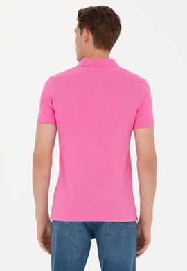 Erkek Pembe Basic Tişört - 50263238314