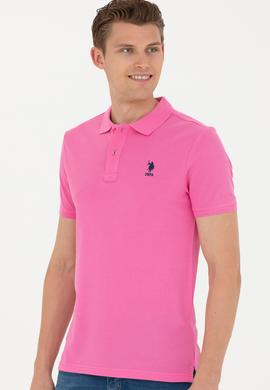 Erkek Pembe Basic Tişört - 50263238314