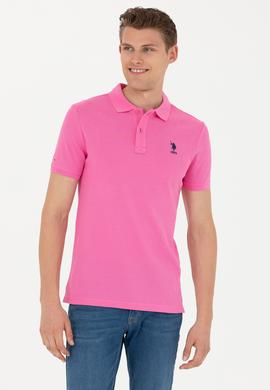 Erkek Pembe Basic Tişört - 50263238314