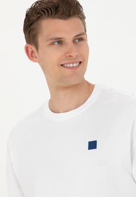 Erkek Beyaz Sweatshirt - 50263251017