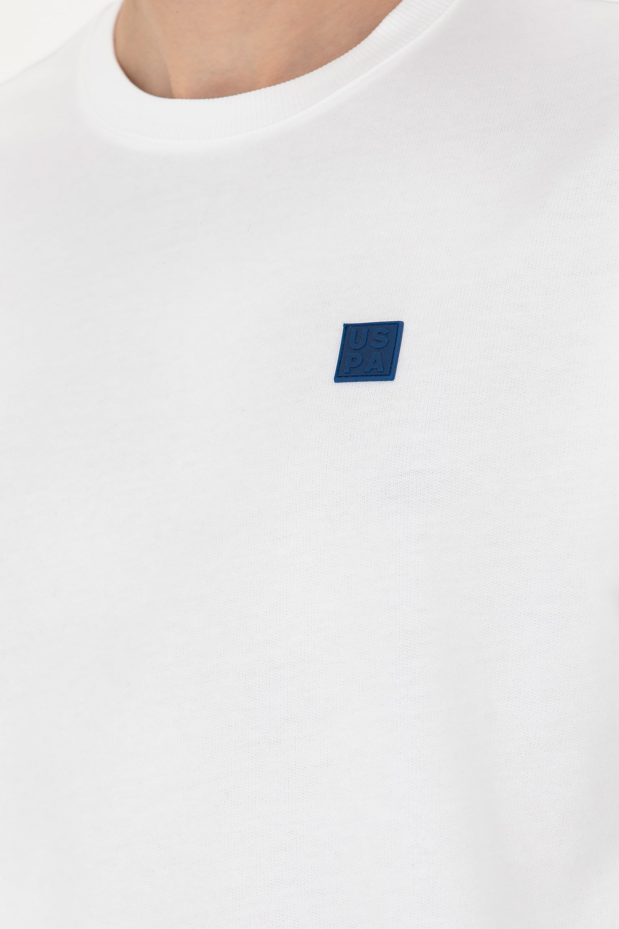 Erkek Beyaz Sweatshirt