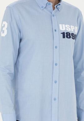 Erkek Mavi Uzun Kollu Gömlek - 50272101015