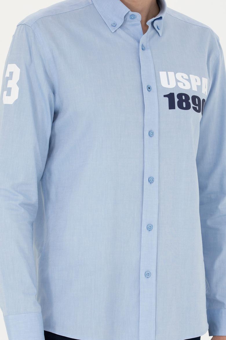 Erkek Mavi Uzun Kollu Gömlek - 50272101015