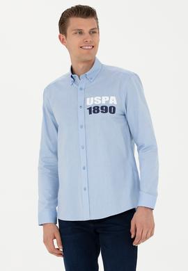 Erkek Mavi Uzun Kollu Gömlek - 50272101015