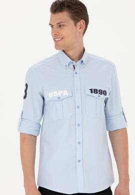 Erkek Mavi Uzun Kollu Gömlek - 50272289015