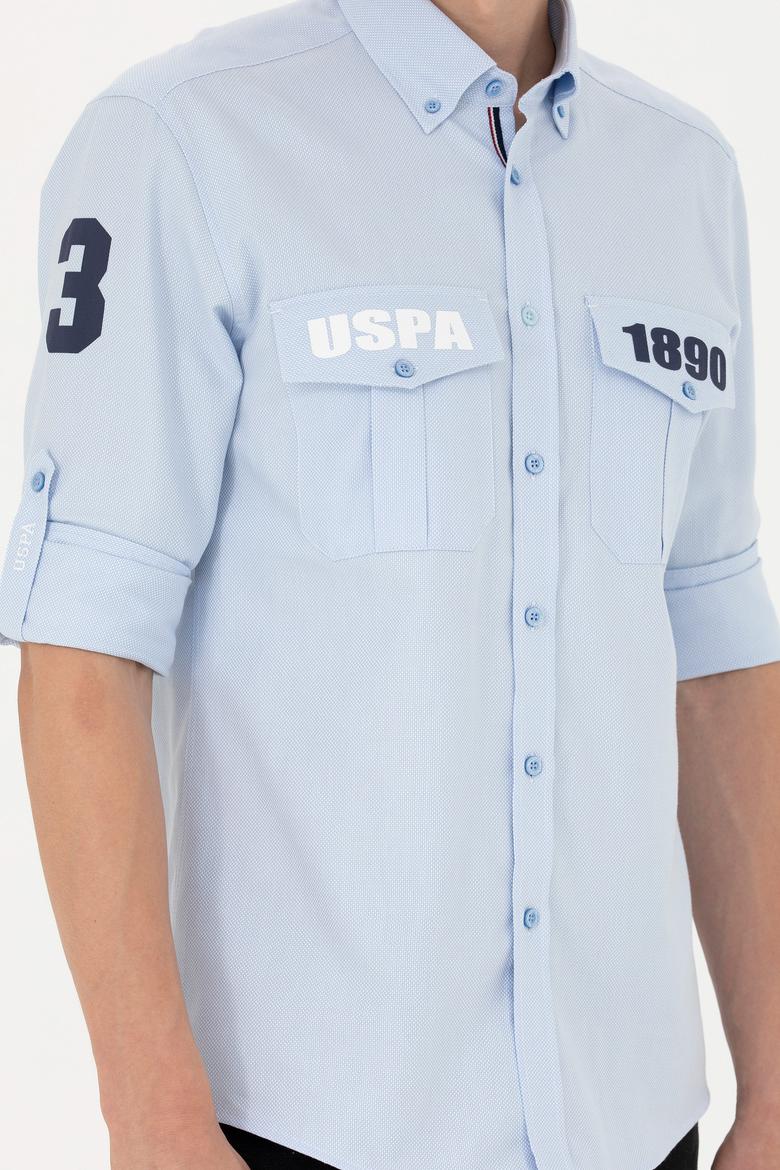 Erkek Mavi Uzun Kollu Gömlek - 50272289015