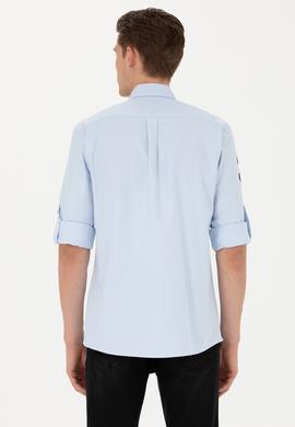Erkek Mavi Uzun Kollu Gömlek - 50272289015