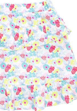 Kız Çocuk Pembe Dokuma Etek - 50264088008