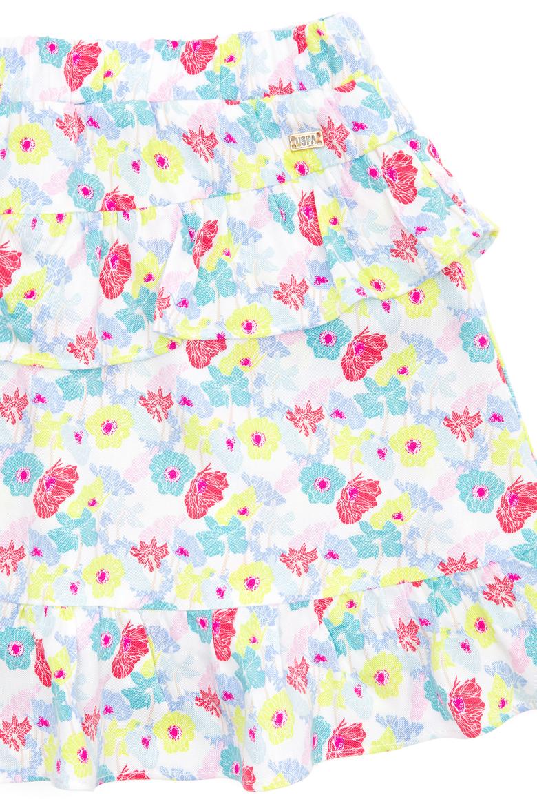 Kız Çocuk Pembe Dokuma Etek - 50264088008