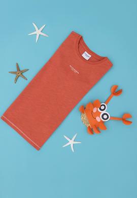 Erkek Çocuk Pudra Bisiklet Yaka Tişört - 50281051045