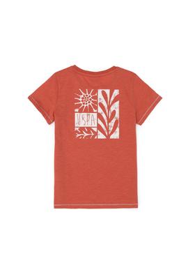 Erkek Çocuk Pudra Bisiklet Yaka Tişört - 50281051045