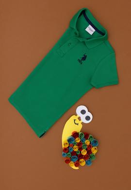 Erkek Çocuk Yeşil Basic Tişört - 50262958099