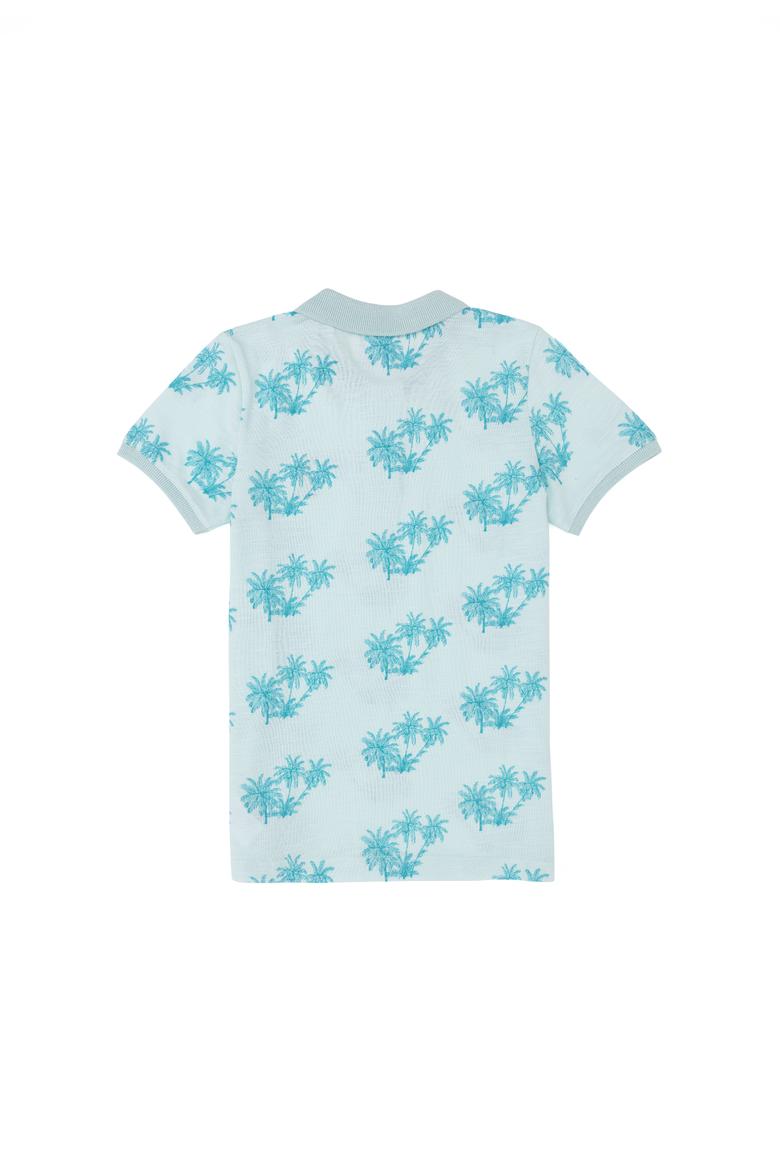 Erkek Çocuk Su Yeşili Tişört - 50263541017