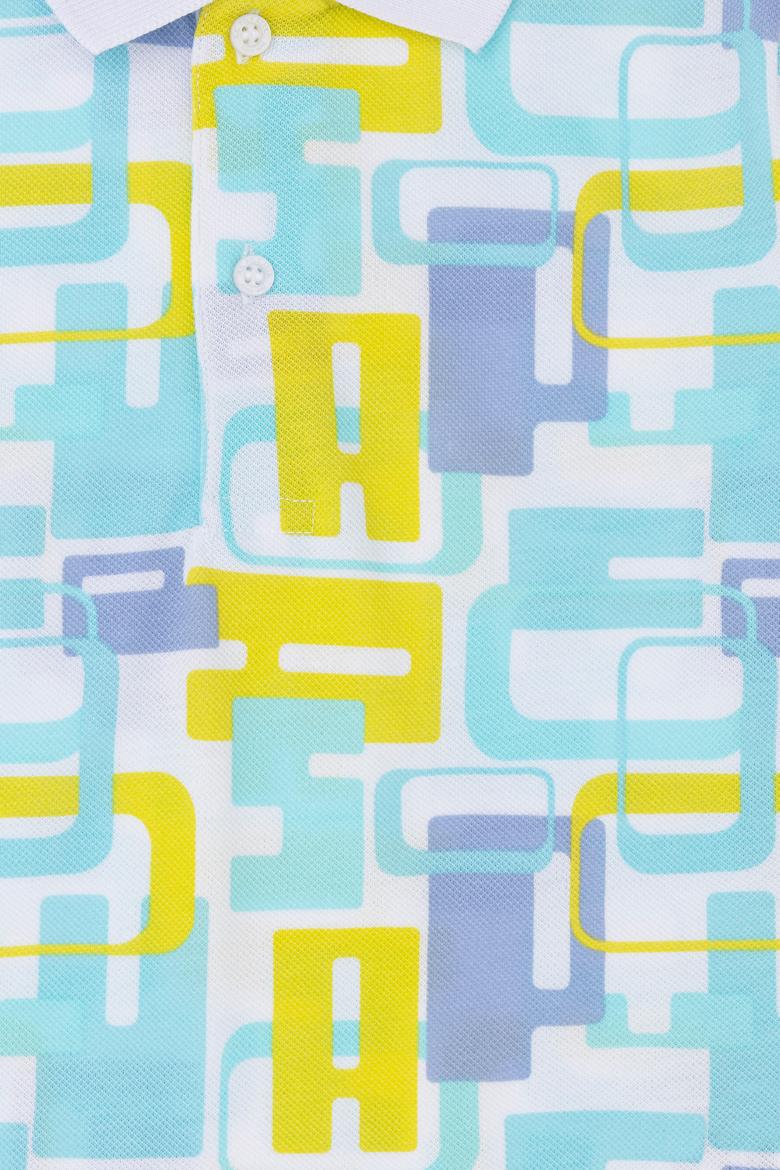 Erkek Çocuk Beyaz Polo Yaka Tişört - 50281524005