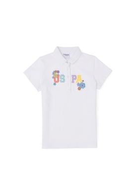 Kız Çocuk Beyaz Tişört - 50283276001