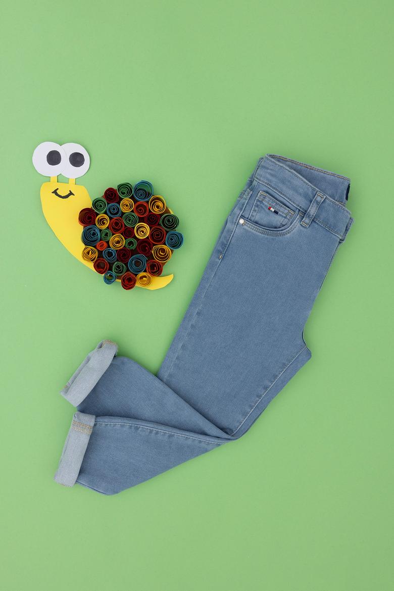 Erkek Çocuk Açık Mavi Jean Pantolon - 50283916006