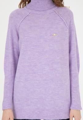 Kadın Lila Kazak - 50270443019