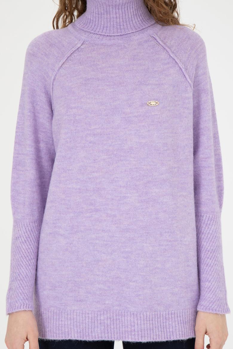 Kadın Lila Kazak - 50270443019