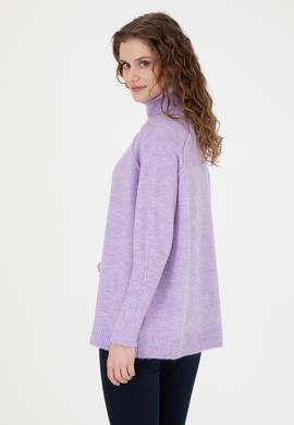 Kadın Lila Kazak - 50270443020