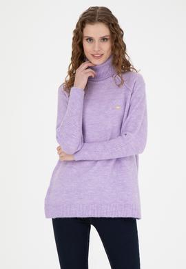 Kadın Lila Kazak - 50270443020