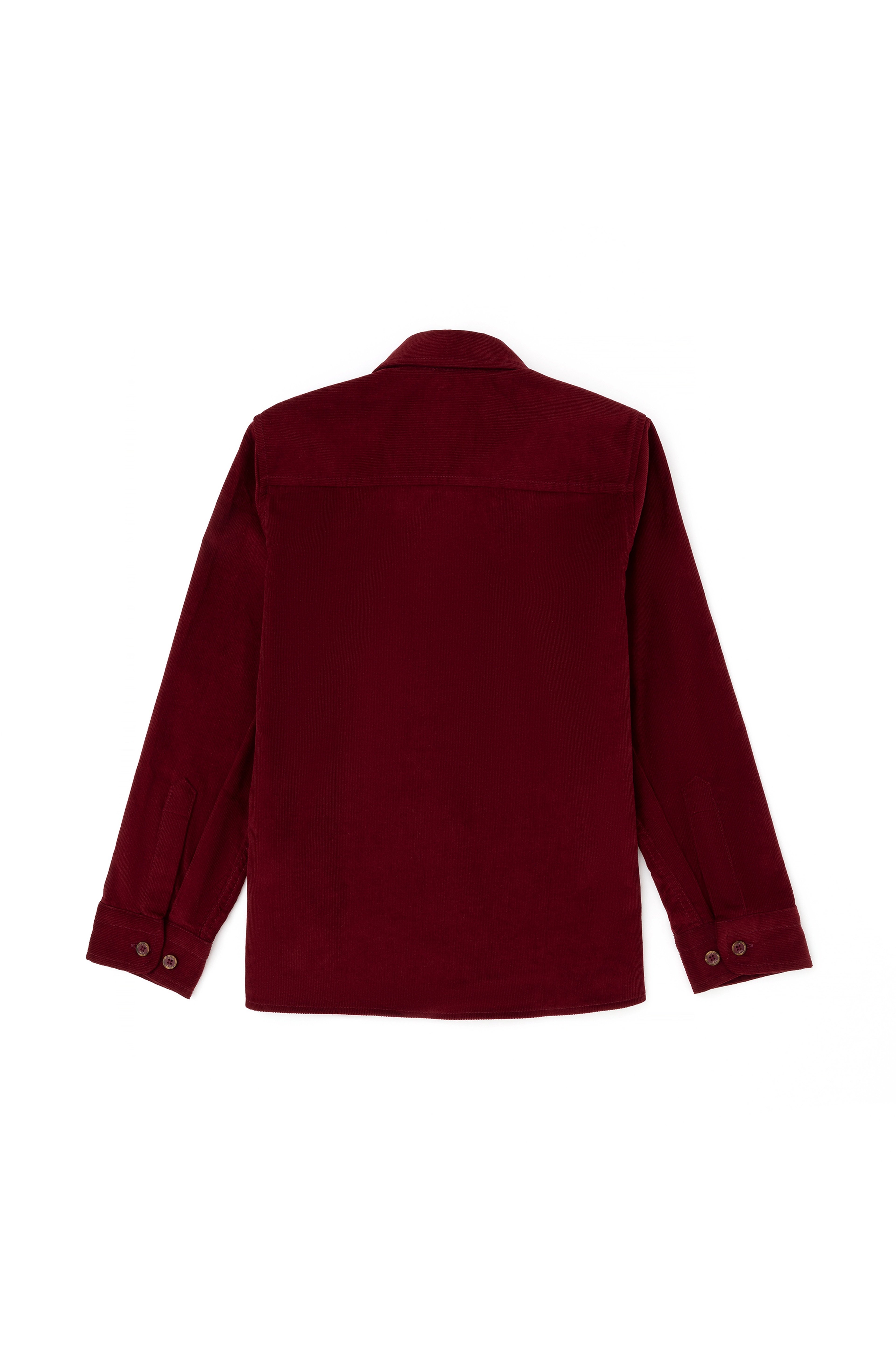 Erkek Çocuk Bordo Uzun Kollu Gömlek - Image 2