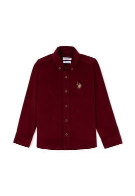 Erkek Çocuk Bordo Uzun Kollu Gömlek - 50272691002