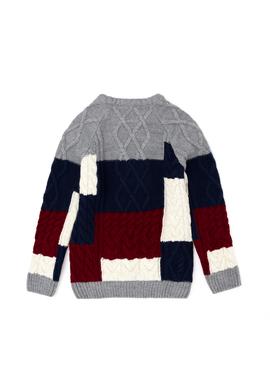 Erkek Çocuk Gri Melanj Kazak - 50271370016