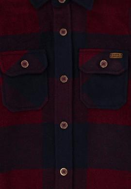 Erkek Çocuk Bordo Uzun Kollu Gömlek - 50272787001