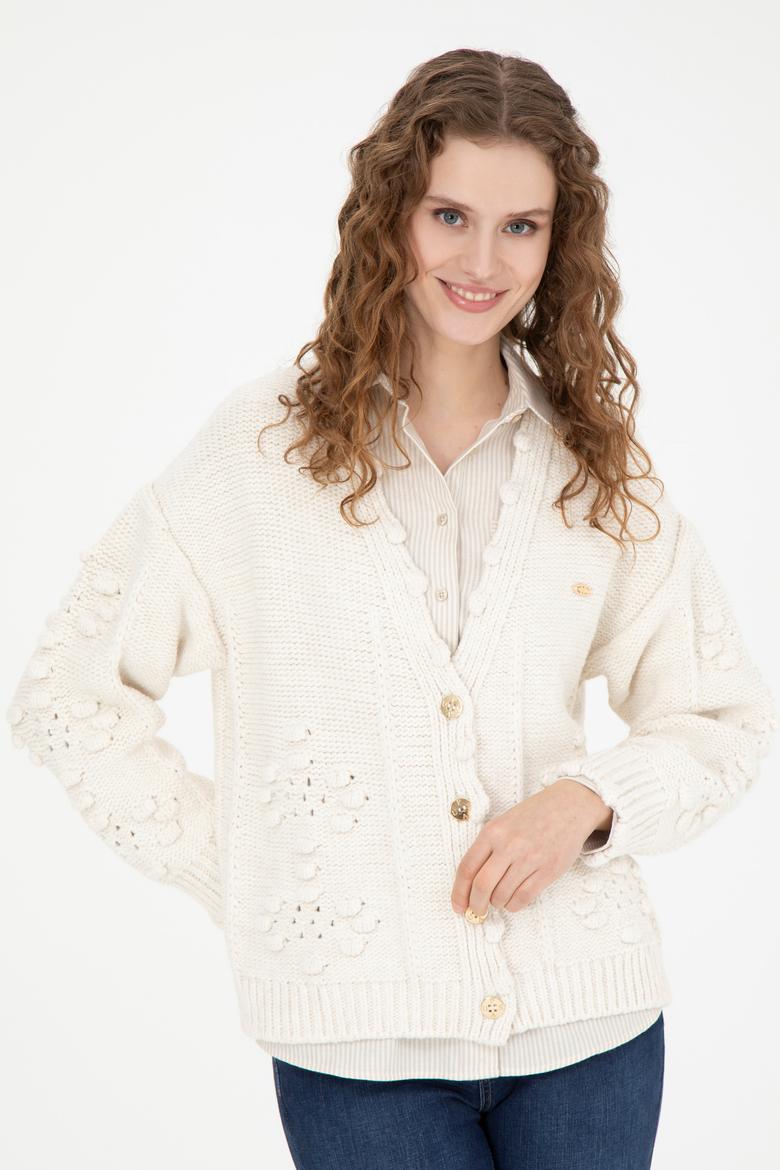 Kadın Taş Triko Hırka - 50270457035