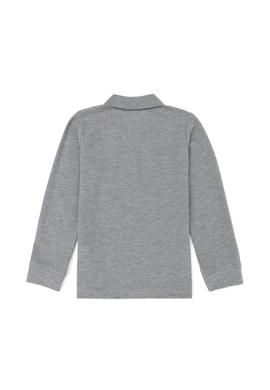 Erkek Çocuk Gri Melanj Basic Sweatshirt - 50269421014