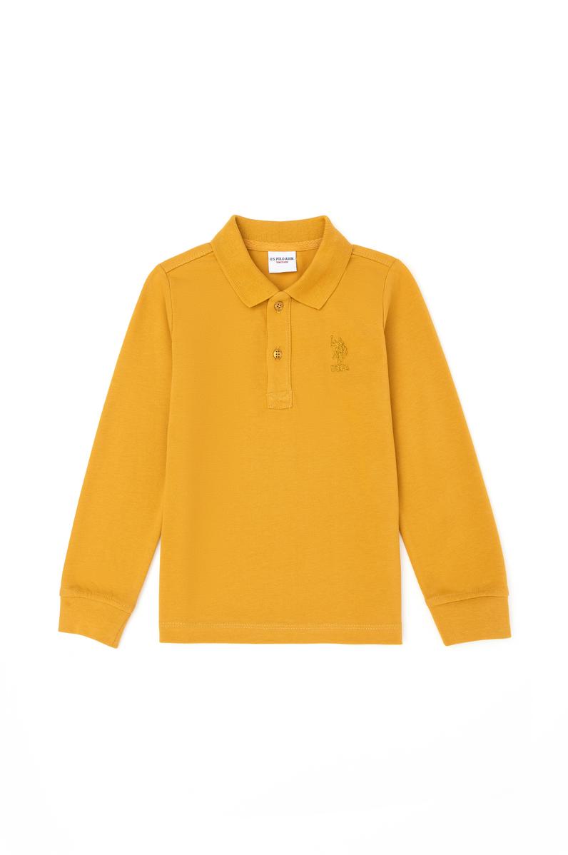 Erkek Çocuk Hardal Basic Sweatshirt